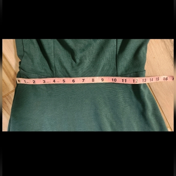 Lulus Season Of Fun Green Skate Dress Size Medium - Picture 3 of 6